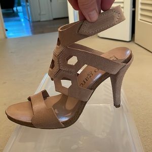 Pedro Garcia Honeycomb heels with ankle strap